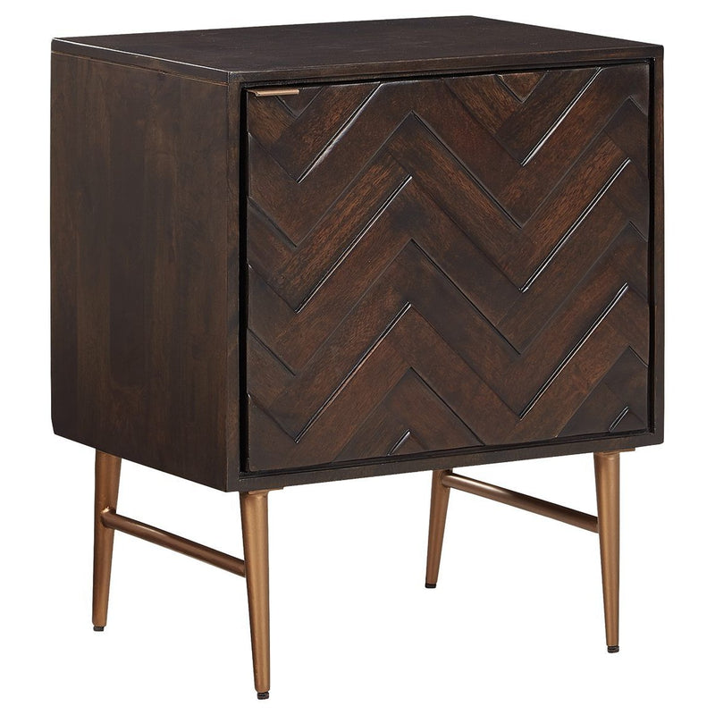 Dorvale - Dark Brown - Accent Cabinet-Washburn's Home Furnishings