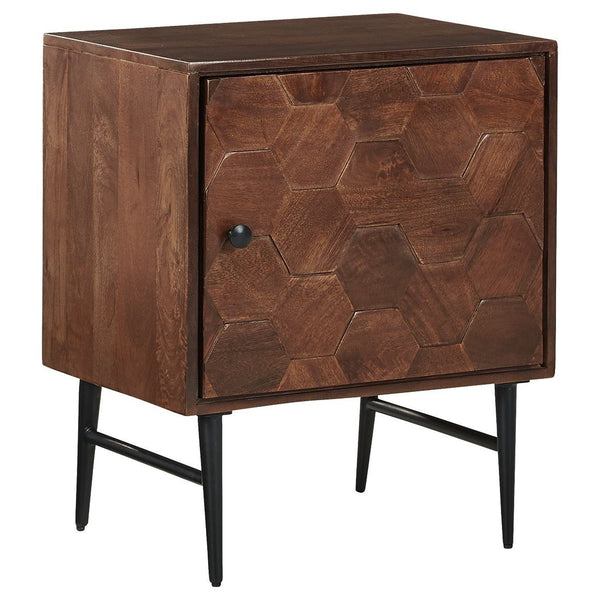 Dorvale - Medium Brown - Accent Cabinet-Washburn's Home Furnishings