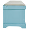 Dowdy - Teal - Storage Bench-Washburn's Home Furnishings