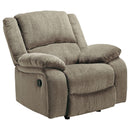 Draycoll - Beige - Rocker Recliner-Washburn's Home Furnishings