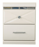Dreamur - Champagne - Two Drawer Night Stand-Washburn's Home Furnishings
