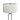 Drum Shade Floor Lamp - White-Washburn's Home Furnishings
