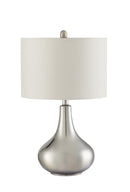 Drum Shade Table Lamp - Pearl Silver-Washburn's Home Furnishings