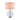 Drum Shade Table Lamp With Glass Base - White-Washburn's Home Furnishings