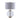Drum Shade Table Lamp With Glass Base - White-Washburn's Home Furnishings