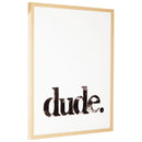 Dude - Black/white - Wall Art-Washburn's Home Furnishings