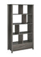 Dylan - Standard Bookcase - Gray-Washburn's Home Furnishings