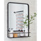 Ebba - Black - Accent Mirror - Vertical-Washburn's Home Furnishings