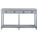 Eirdale - Gray - Console Sofa Table-Washburn's Home Furnishings