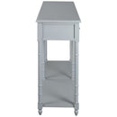 Eirdale - Gray - Console Sofa Table-Washburn's Home Furnishings