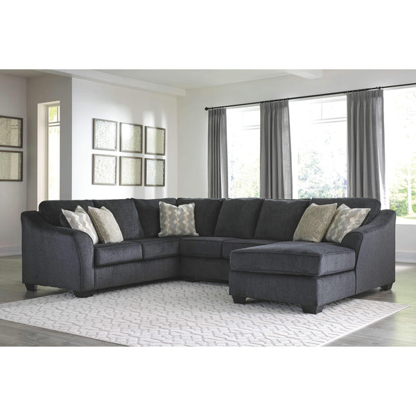 Eltmann - Slate - Left Arm Facing Sofa 3 Pc Sectional-Washburn's Home Furnishings