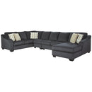 Eltmann - Slate - Left Arm Facing Sofa 4 Pc Sectional-Washburn's Home Furnishings