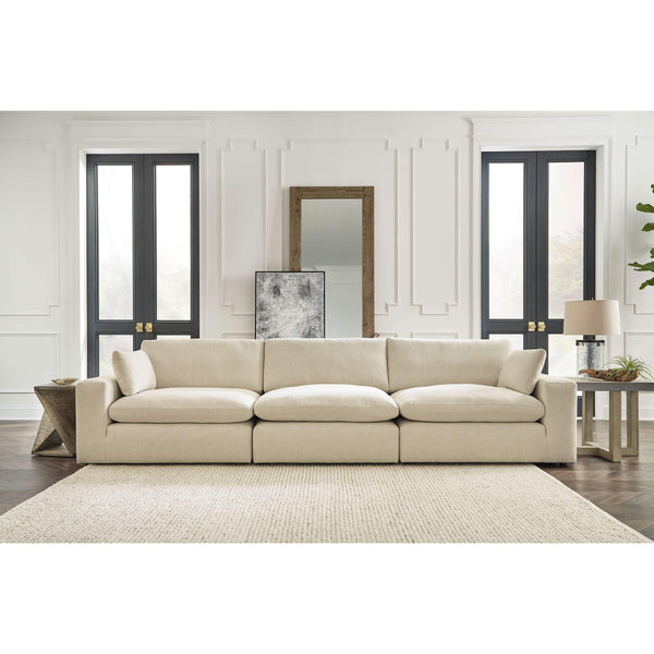 Elyza - Linen - Left Arm Facing Corner Chair 3 Pc Sectional-Washburn's Home Furnishings