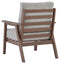 Emmeline - Brown/beige - Lounge Chair W/cushion (2/cn)-Washburn's Home Furnishings