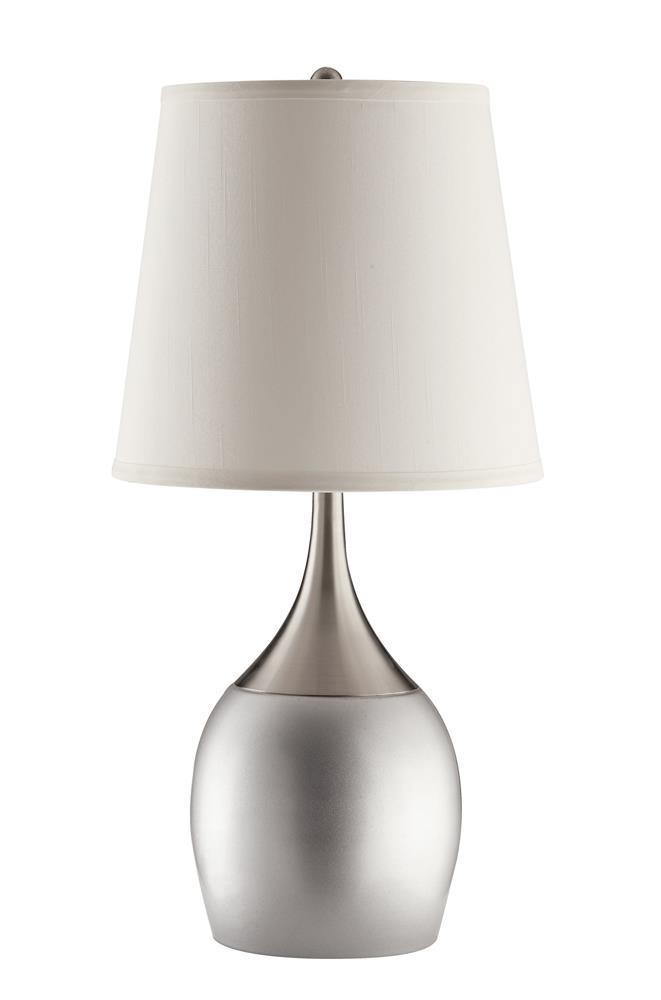 Empire Shade Table Lamps (set Of 2) - Pearl Silver-Washburn's Home Furnishings