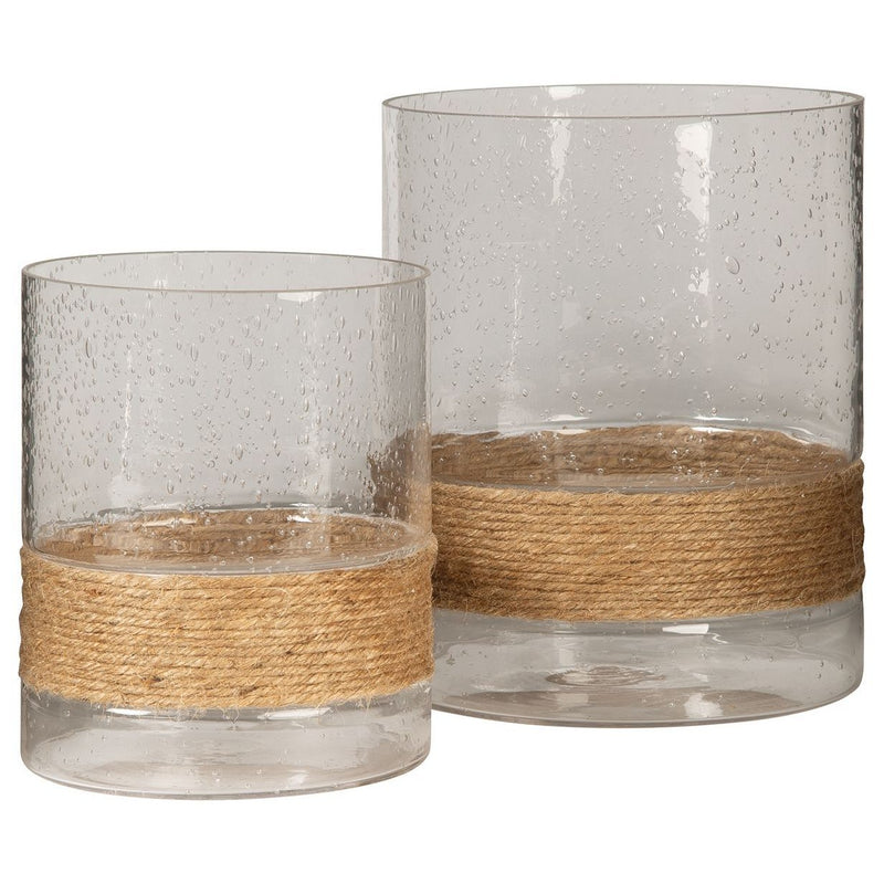 Eudocia - Clear - Candle Holder Set (2/cn)-Washburn's Home Furnishings