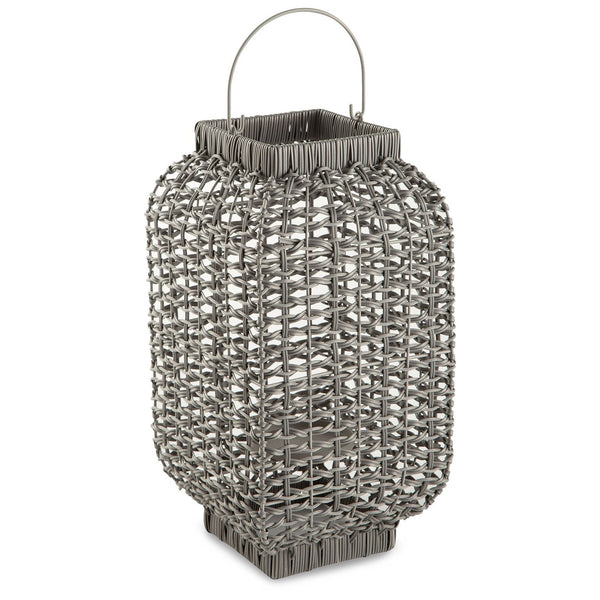 Evonne - Antique Gray - Lantern - Medium-Washburn's Home Furnishings