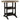 Fairen Trail - Black/driftwood - Round Bar Table W/umb Opt-Washburn's Home Furnishings