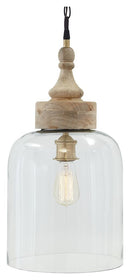 Faiz - Transparent - Glass Pendant Light (1/cn)-Washburn's Home Furnishings