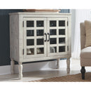 Falkgate - Whitewash - Accent Cabinet-Washburn's Home Furnishings