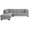 Falkirk - Steel - Left Arm Facing Corner Chaise Sectional-Washburn's Home Furnishings