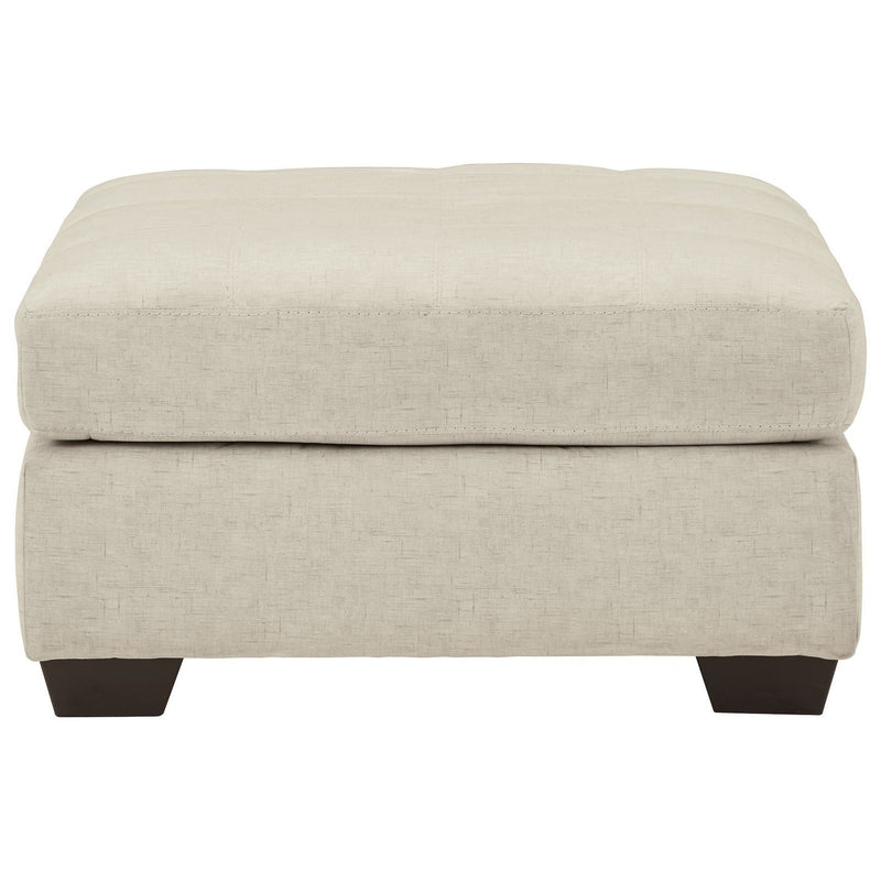 Falkirk - Parchment - Oversized Accent Ottoman-Washburn's Home Furnishings