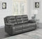 Flamenco - Tufted Upholstered Motion Sofa - Charcoal-Washburn's Home Furnishings