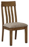 Flaybern - Light Brown - Dining Uph Side Chair (2/cn)-Washburn's Home Furnishings