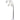Floor Lamp With 4 Staggered Shades - Silver-Washburn's Home Furnishings