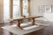 Florence - Double Pedestal Dining Table - Brown-Washburn's Home Furnishings