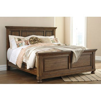 Flynnter - Medium Brown - King Rails-Washburn's Home Furnishings