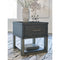 Forleeza - Dark Gray - Rectangular End Table-Washburn's Home Furnishings