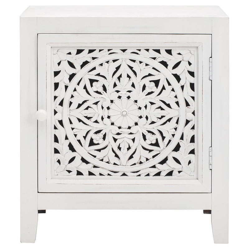 Fossil - White - Accent Cabinet-Washburn's Home Furnishings