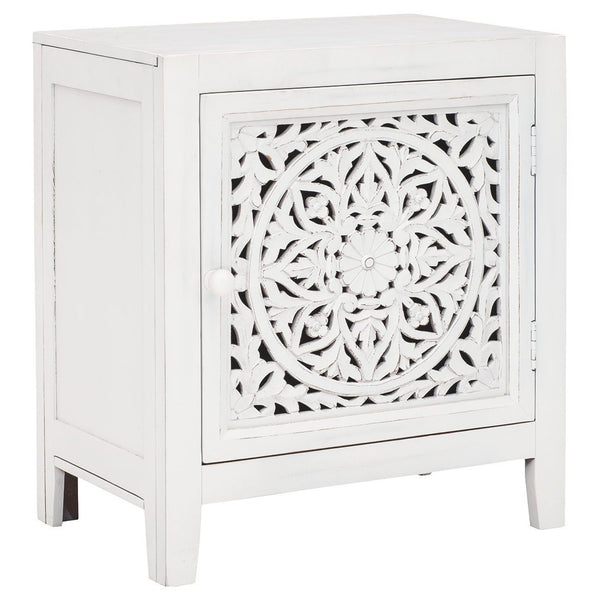 Fossil - White - Accent Cabinet-Washburn's Home Furnishings