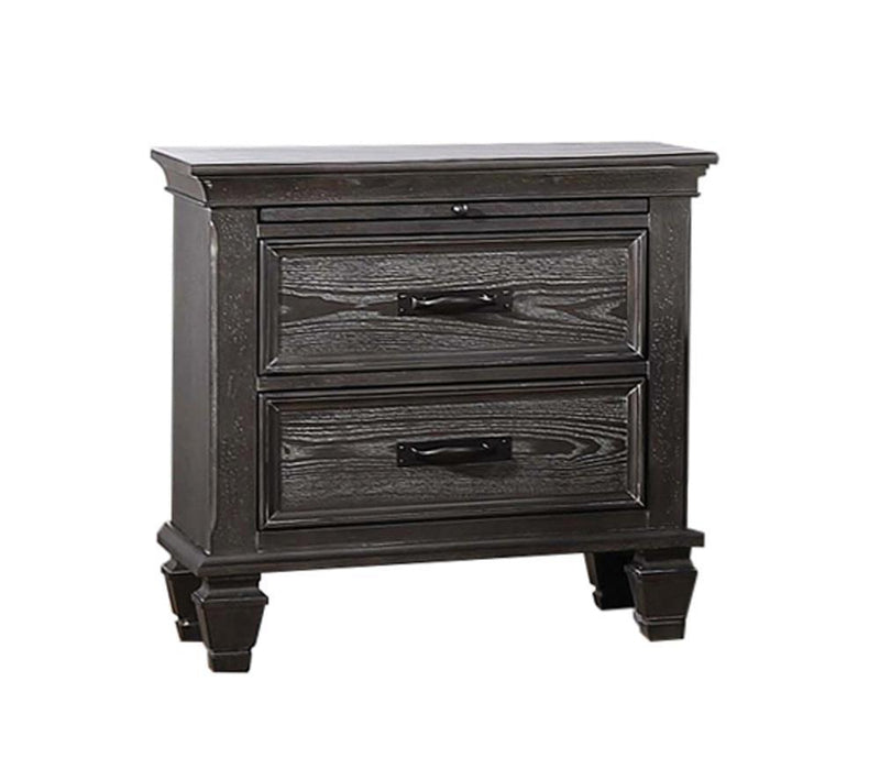 Franco - Nightstand - Gray-Washburn's Home Furnishings