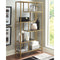 Frankwell - Gold Finish - Bookcase-Washburn's Home Furnishings