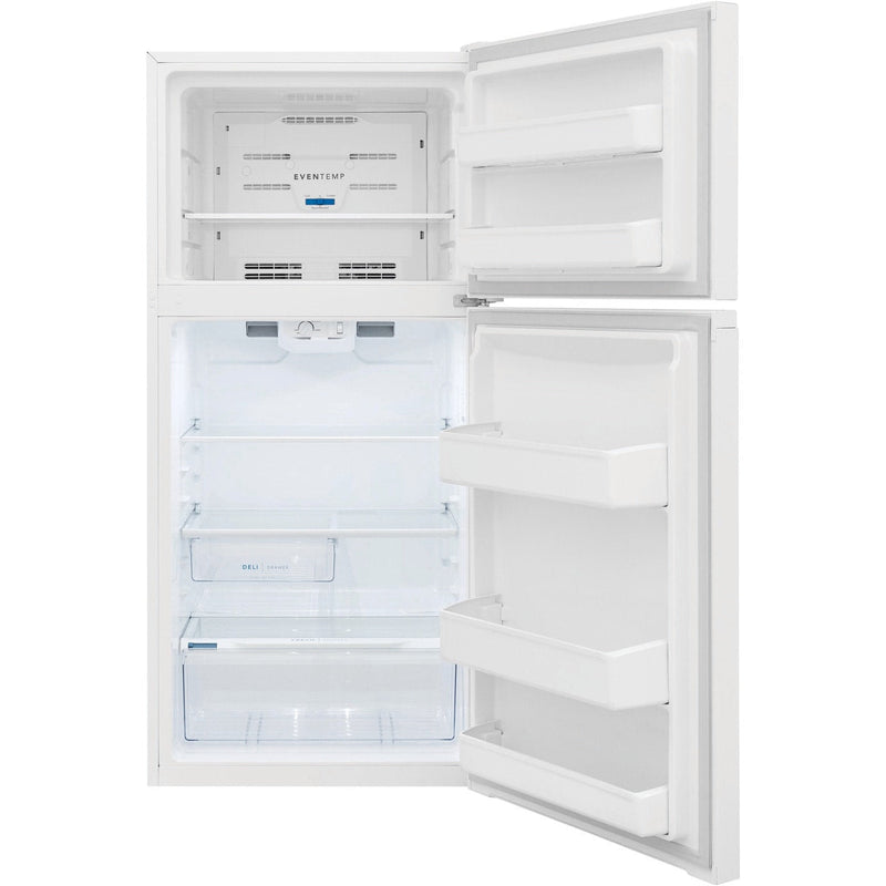 Frigidaire 13.9 CF Top Mount Refrigerator - White-Washburn's Home Furnishings