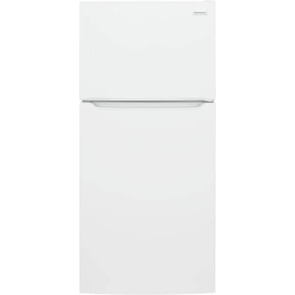 Frigidaire 18.3 Cu Ft Top Mount Refrigerator in White-Washburn's Home Furnishings