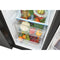 Frigidaire 25.6 Cu. Ft. 36" Standard Depth Side by Side Refrigerator in Black Stainless Steel-Washburn's Home Furnishings