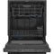 Frigidaire Gallery 24" Built-In Dish Dishwasher - Black Stainless Steel-Washburn's Home Furnishings