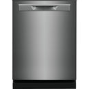 Frigidaire Gallery 24" Built-In Dish Dishwasher - Black Stainless Steel-Washburn's Home Furnishings