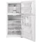 GE 19.2cf Top Freezer Refrigerator in White-Washburn's Home Furnishings