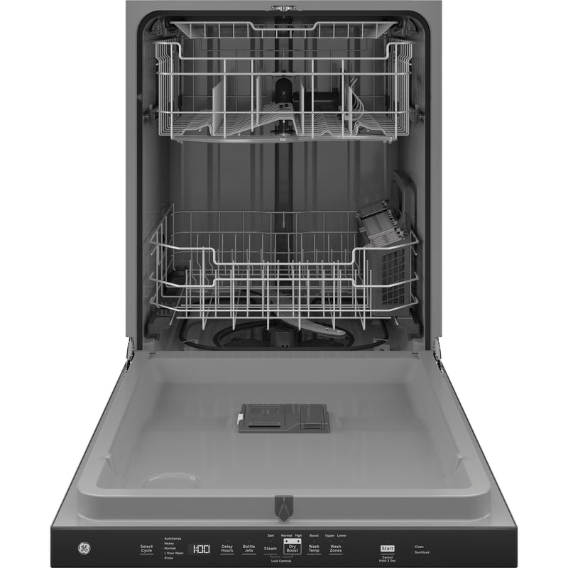 GE Top Control with Plastic Interior Dishwasher with Sanitize Cycle & Dry Boost-Washburn's Home Furnishings