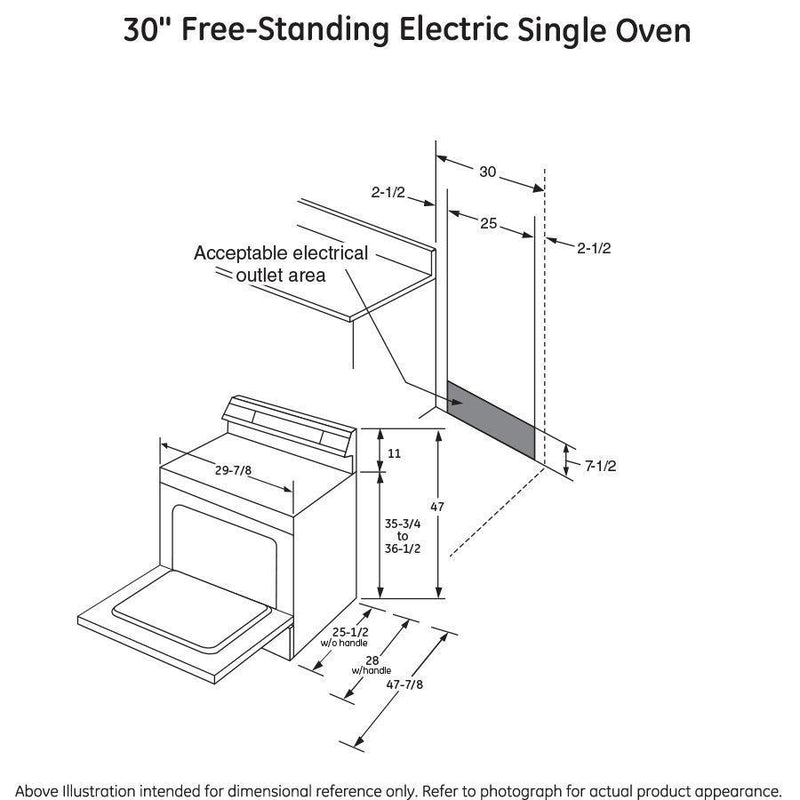 GE® 30" Free-Standing Electric Range-Washburn's Home Furnishings
