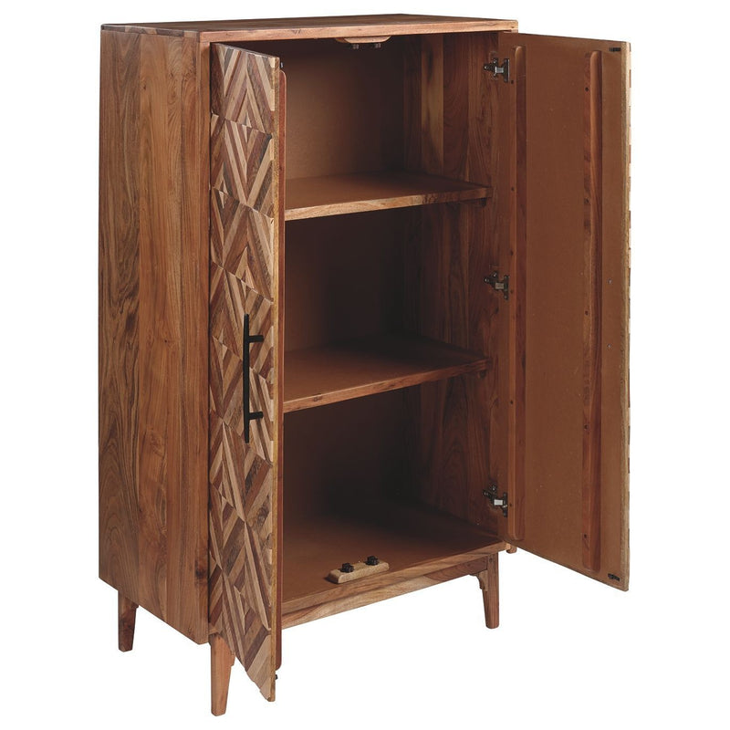 Gabinwell - Brown / Beige - Accent Cabinet-Washburn's Home Furnishings