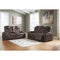 Game Zone - Brown Dark - Pwr Rec Sofa With Adj Headrest-Washburn's Home Furnishings