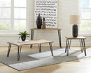 Gano - Coffee Table With Hairpin - Legs - Light Brown-Washburn's Home Furnishings