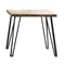 Gano - End Table With Hairpin - Leg - Light Brown-Washburn's Home Furnishings