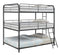 Garner - Triple Triple Full Bunk Bed With Ladder - Gray-Washburn's Home Furnishings