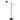 Garville - Black/gold Finish - Metal Floor Lamp (1/cn)-Washburn's Home Furnishings